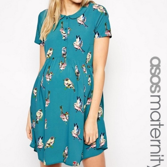 asos bird dress